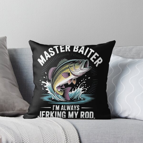 Item preview, Fishing Bass Fish Fisherman Dad Master-Baiter designed and sold by brinbotty.