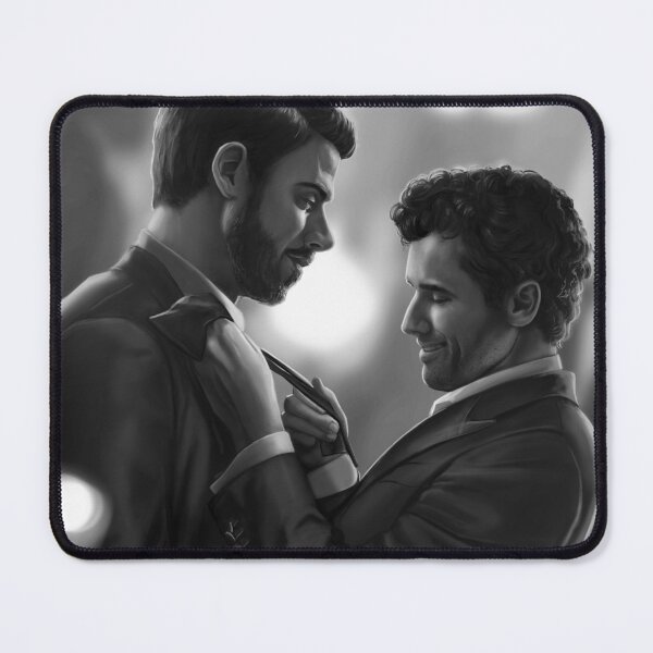 Item preview, Heated Rivalry - Hunter (B/W) designed and sold by Cat&Crown.
