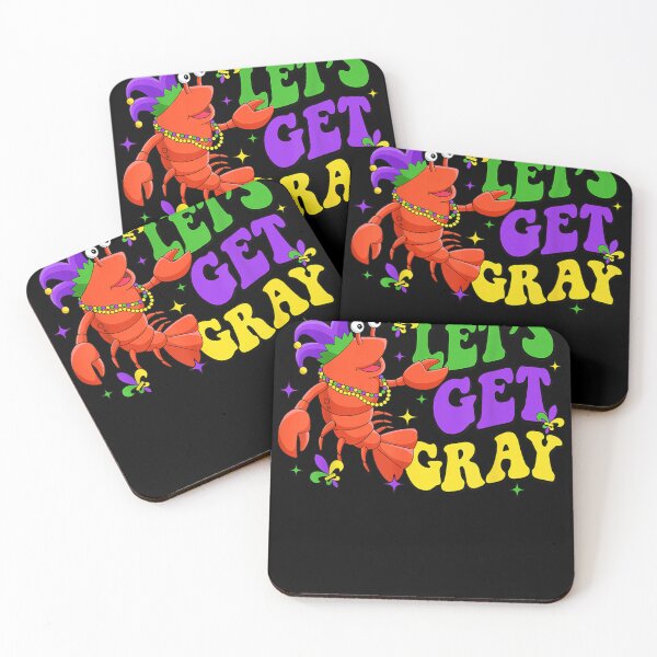 Item preview, Let's Get Gray Mardi Gras Celebration designed and sold by artcultreone.