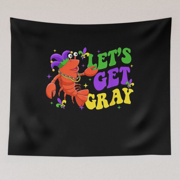 Item preview, Let's Get Gray Mardi Gras Celebration designed and sold by artcultreone.