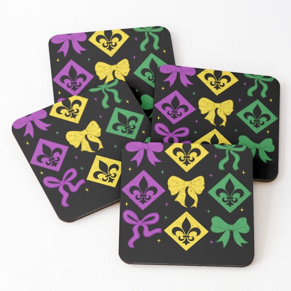 Item preview, Mardi Gras Bows And Fleur De Lis For Parade Goers designed and sold by artcultreone.