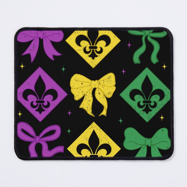 Item preview, Mardi Gras Bows And Fleur De Lis For Parade Goers designed and sold by artcultreone.