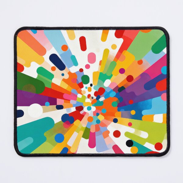 Item preview, A Vibrant Radial Explosion of Abstract Shapes. designed and sold by Boundless PixelForge.