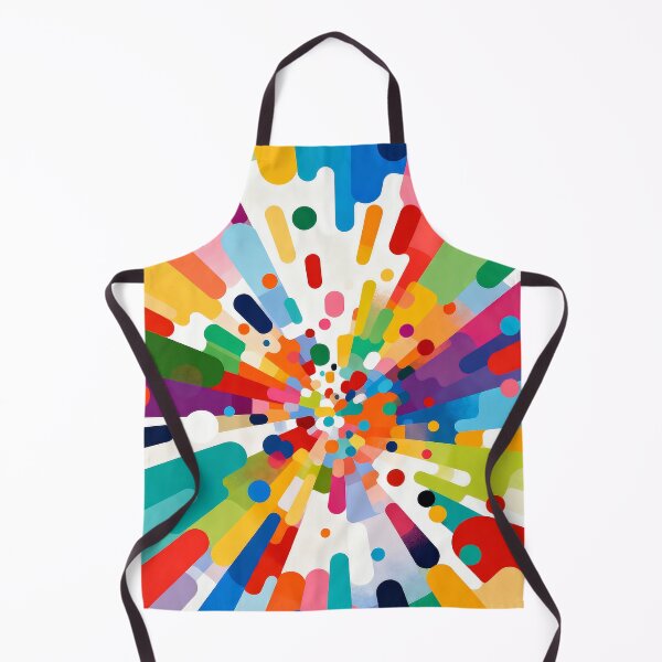 Item preview, A Vibrant Radial Explosion of Abstract Shapes. designed and sold by Boundless PixelForge.