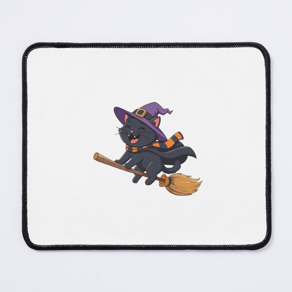 Item preview, Witch Cat – Cute Spooky Cat for Witchy & Halloween Lovers designed and sold by Fouziaart08.