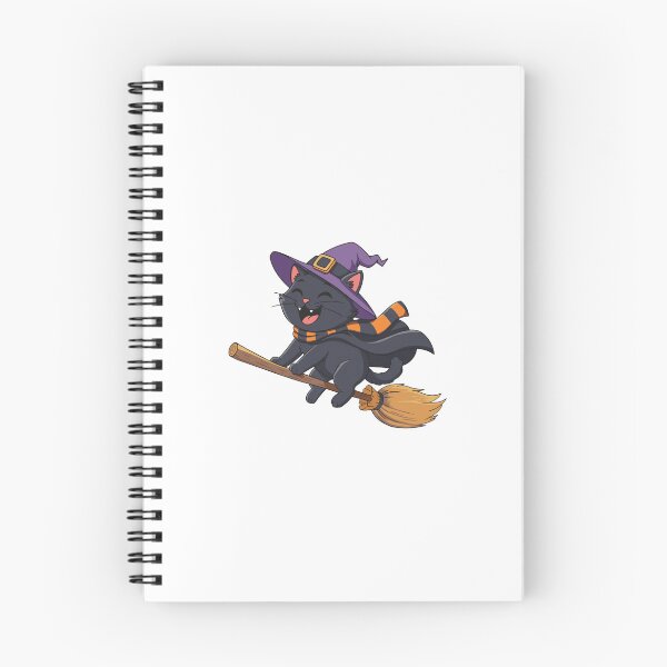 Item preview, Witch Cat – Cute Spooky Cat for Witchy & Halloween Lovers designed and sold by Fouziaart08.