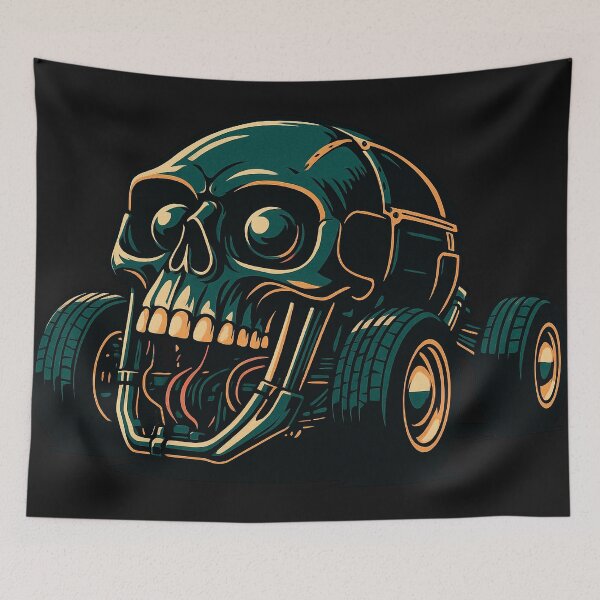 Item preview, Hot-Rod Skull Machine designed and sold by Jani-art-world.