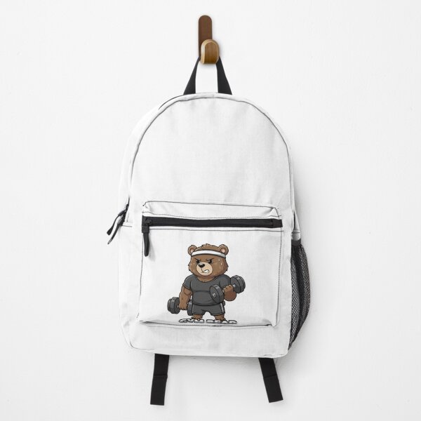 Item preview, Gym Lover Bear - Funny Muscular Bodybuilding & Fitness Humor Tee designed and sold by RelateAndTee.