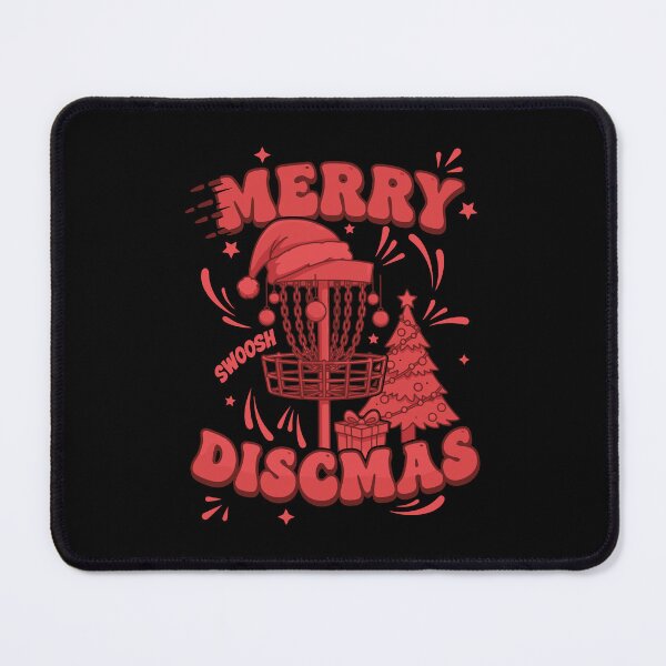Item preview, Merry Discmas Swoosh Disc Golf Basket Flying Disc designed and sold by LuminOrb.