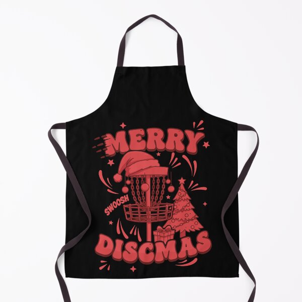 Item preview, Merry Discmas Swoosh Disc Golf Basket Flying Disc designed and sold by LuminOrb.