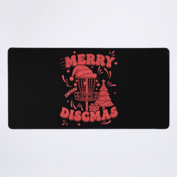 Item preview, Merry Discmas Swoosh Disc Golf Basket Flying Disc designed and sold by LuminOrb.