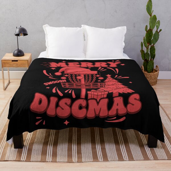 Item preview, Merry Discmas Swoosh Disc Golf Basket Flying Disc designed and sold by LuminOrb.