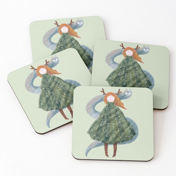 Item preview, Forest spirits, folklore girl designed and sold by Dormitria.