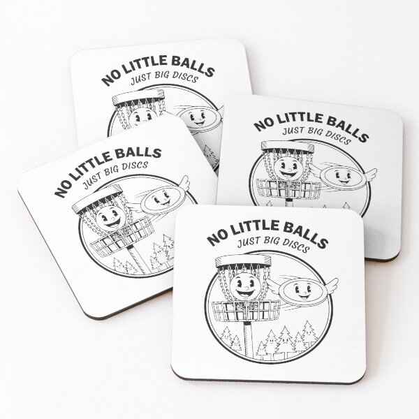Item preview, No Little Balls Just Big Discs Funny Disc Golf designed and sold by LuminOrb.