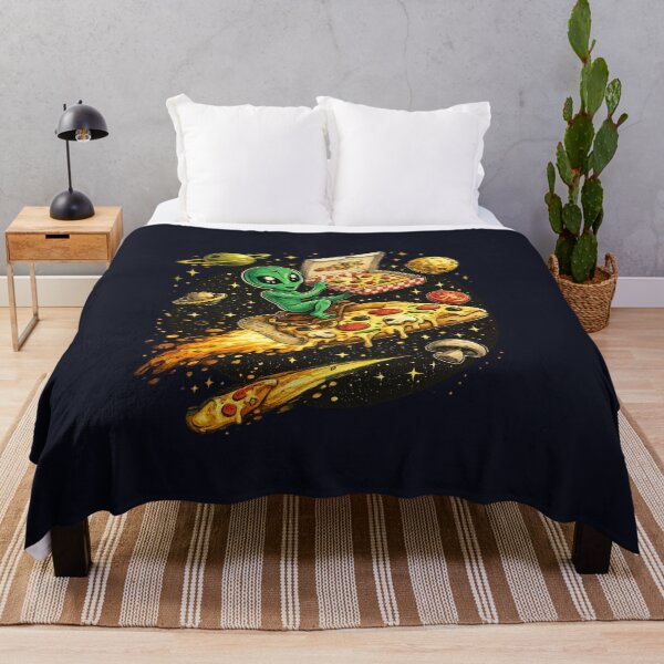 Item preview, Alien Pizza Rider – Space Slice Adventure designed and sold by DesignShopAD.