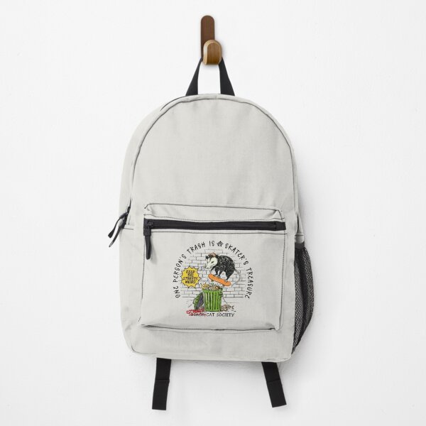Item preview, Black Cat Society: One Person's Trash Is A Skater's Treasure Opossum designed and sold by sXe-art.