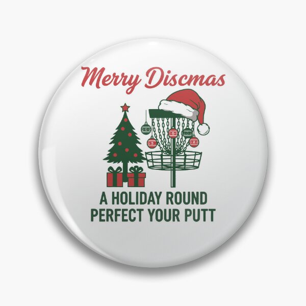 Item preview, Merry Discmas Holiday Round Perfect Your Putt Disc designed and sold by LuminOrb.