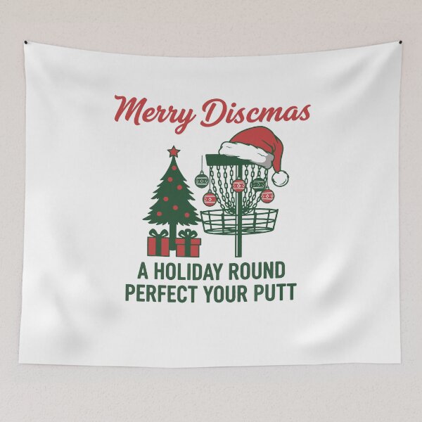 Item preview, Merry Discmas Holiday Round Perfect Your Putt Disc designed and sold by LuminOrb.