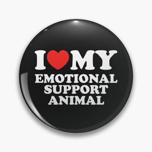 Item preview, I Love My Emotional Support Animal designed and sold by shitpostee.