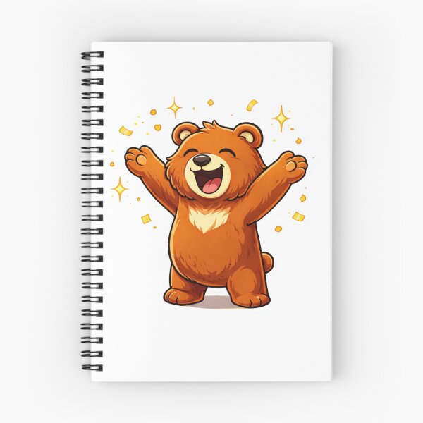 Item preview, Cute Smiling Cartoon Bear Illustration designed and sold by RelateAndTee.