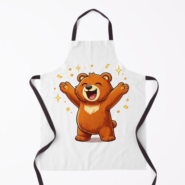 Item preview, Cute Smiling Cartoon Bear Illustration designed and sold by RelateAndTee.