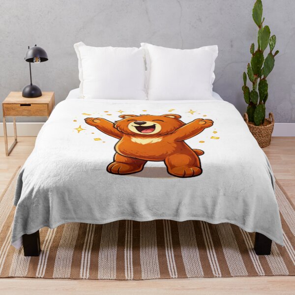 Item preview, Cute Smiling Cartoon Bear Illustration designed and sold by RelateAndTee.