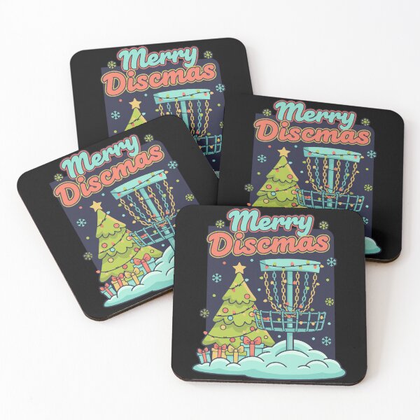 Item preview, Merry Discsmas Funny Disc Golf Flying Disc Basket designed and sold by LuminOrb.