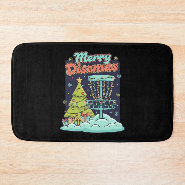 Item preview, Merry Discsmas Funny Disc Golf Flying Disc Basket designed and sold by LuminOrb.