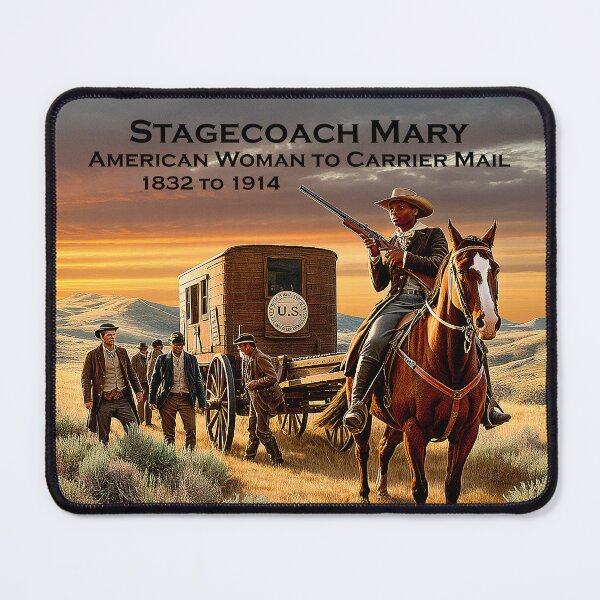 Item preview, STAGECOACH MARY - U.S. Mail American Frontier designed and sold by DBM Photo Art 1.