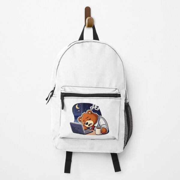 Item preview, Focused Office Bear Illustration designed and sold by RelateAndTee.