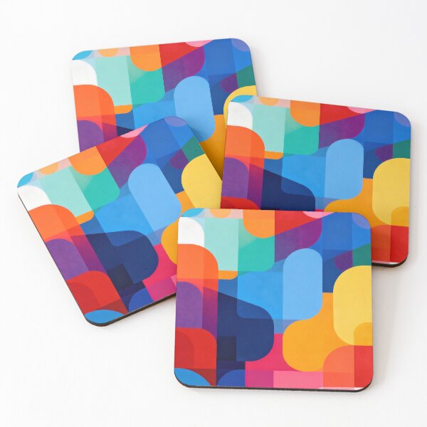 Item preview, A Vibrant Overlapping Geometric.  designed and sold by Boundless PixelForge.