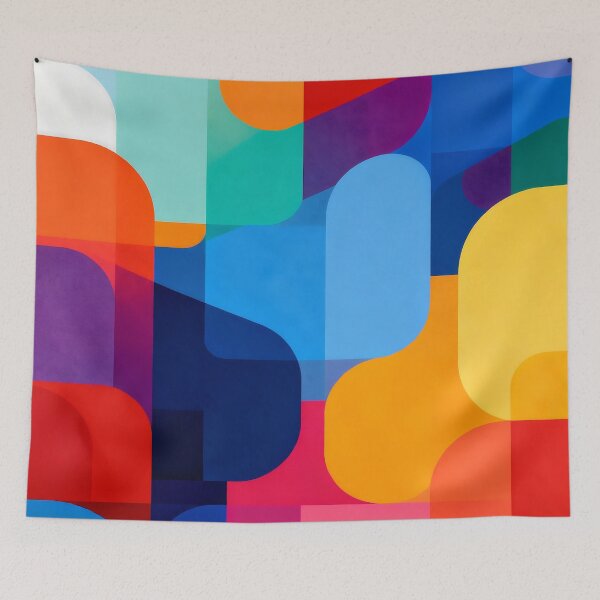 Item preview, A Vibrant Overlapping Geometric.  designed and sold by Boundless PixelForge.