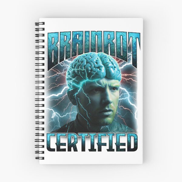 Item preview, Certified Brainrot Lightning Brain Meme designed and sold by bngfx.