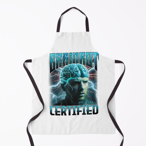 Item preview, Certified Brainrot Lightning Brain Meme designed and sold by bngfx.