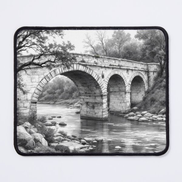 Item preview, Bridge over the river (Midi-Pyrénées - France) designed and sold by jefboutique6150.