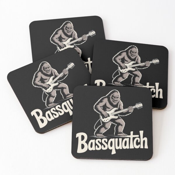 Item preview, Bassquatch Bass Guitar Minimal Design designed and sold by PROPera-design.