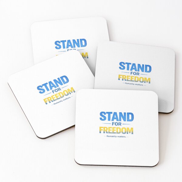 Item preview, Stand for Freedom Typography Poster designed and sold by BoldLineDesign.