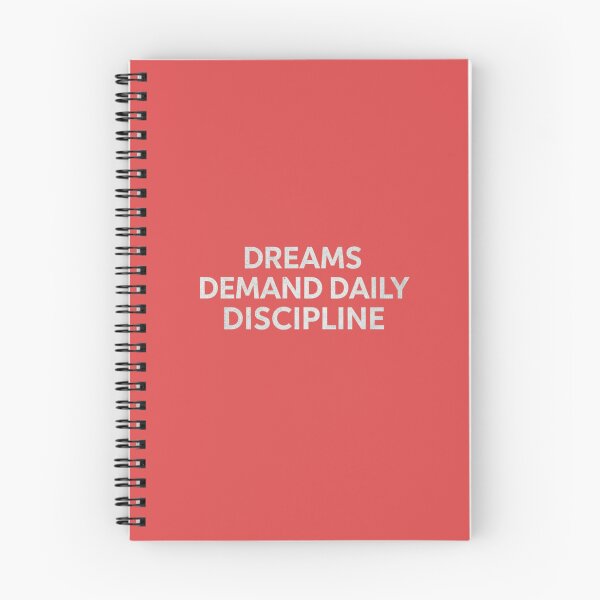 Item preview, Dreams Demand Daily Discipline – Motivational Mindset T-Shirt Design designed and sold by Iunova.