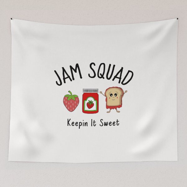 Item preview, Strawberry Jam Sandwich Squad designed and sold by Sartoris Art.