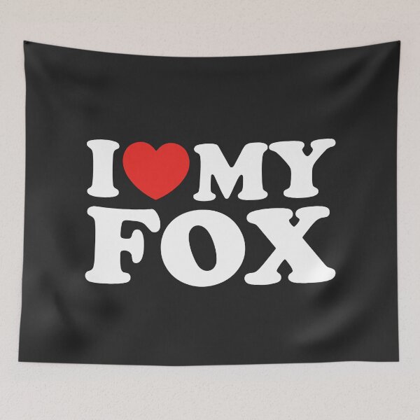 Item preview, I Love My Fox designed and sold by shitpostee.