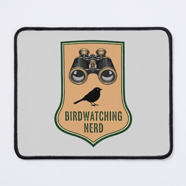 Item preview, Vintage Birdwatching Nerd Emblem designed and sold by SholoStudio.