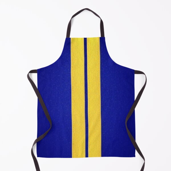 Item preview, Simulated Texture Dual Racing Stripes - Small Gap (Yellow - Royal Blue) designed and sold by Racing Stripes Only.