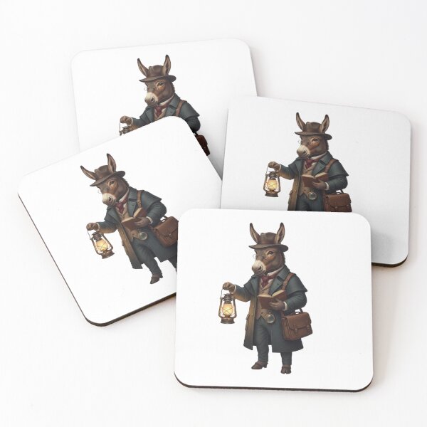Item preview, The Detective Donkey: Sherlock Holmes Style Illustration designed and sold by CHRIST5000.
