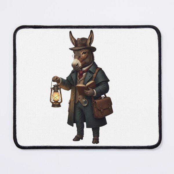 Item preview, The Detective Donkey: Sherlock Holmes Style Illustration designed and sold by CHRIST5000.