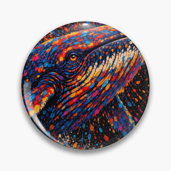 Item preview, Neon Whale – Psychedelic Whale | Modern Neon Animal Art designed and sold by kastabembe.