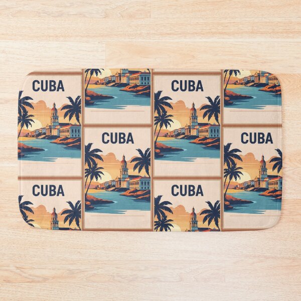 Item preview, Cuba Retro Vintage Travel Design designed and sold by TravelersGems.