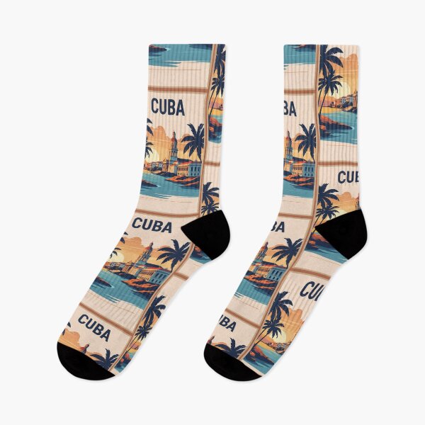 Item preview, Cuba Retro Vintage Travel Design designed and sold by TravelersGems.