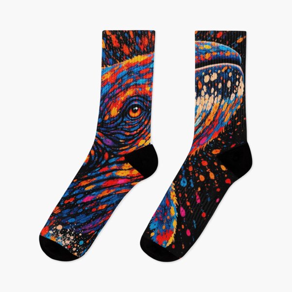 Item preview, Neon Whale – Psychedelic Whale | Modern Neon Animal Art designed and sold by kastabembe.
