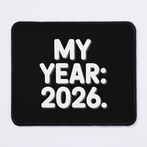 Item preview, My Year 2026 - Bold 3D Shadow Typography Statement designed and sold by DarylWelsh2024.