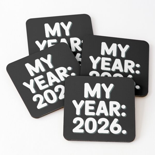 Item preview, My Year 2026 - Bold 3D Shadow Typography Statement designed and sold by DarylWelsh2024.